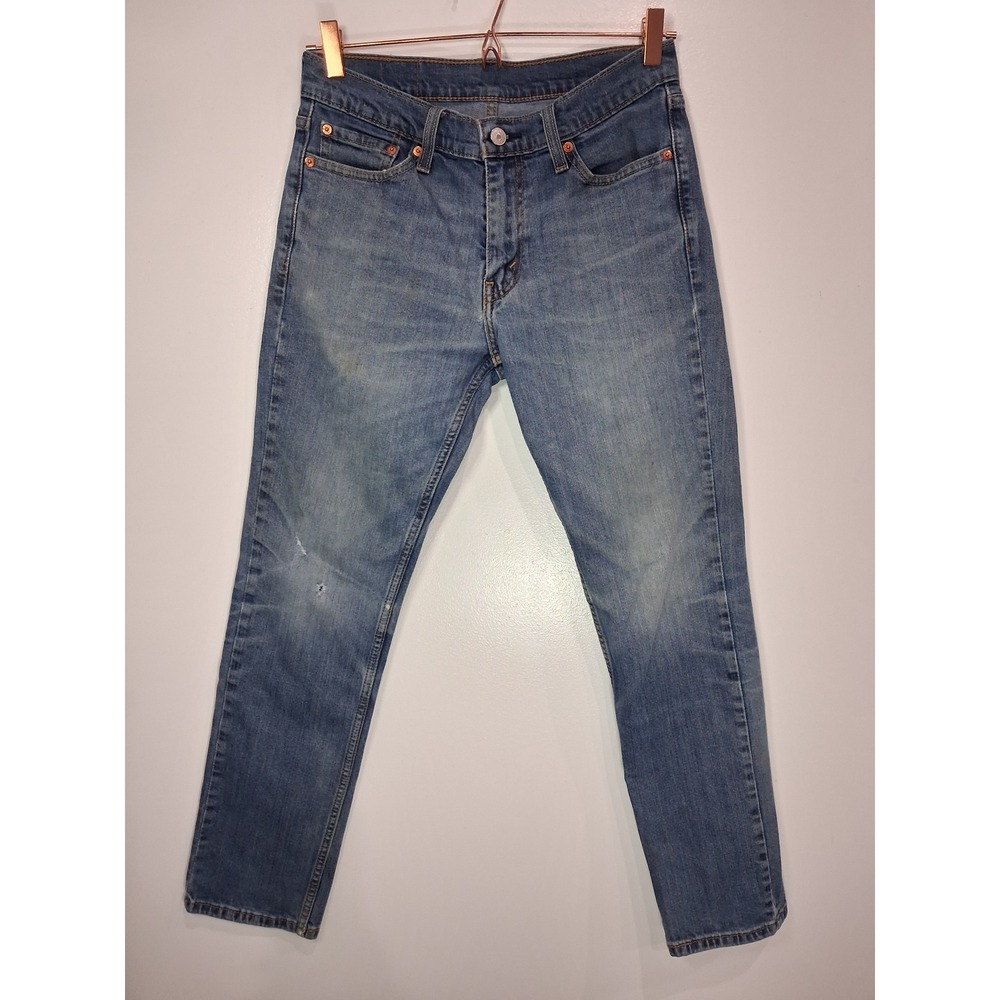 Levis 511 Slim Fit Mens Jeans 30x30 Medium Wash Blue Denim 04511-1163